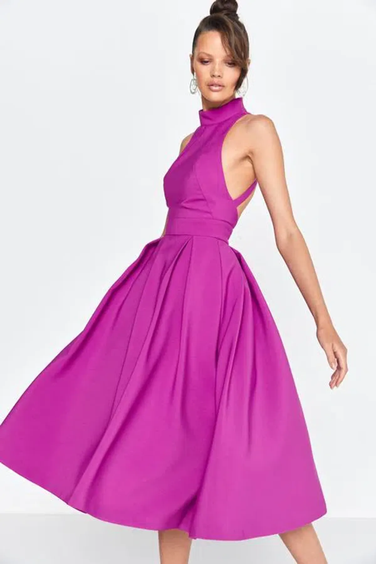 Mossman Victory Dress Purple Size 12 - Image 2