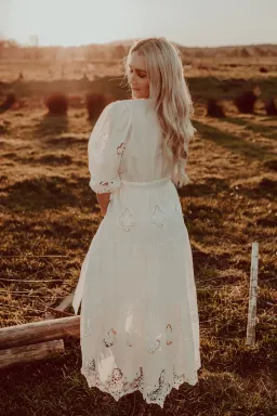 Co & Ry Marigold Dress White Size M/Au 10 for rent on The Volte - image 2