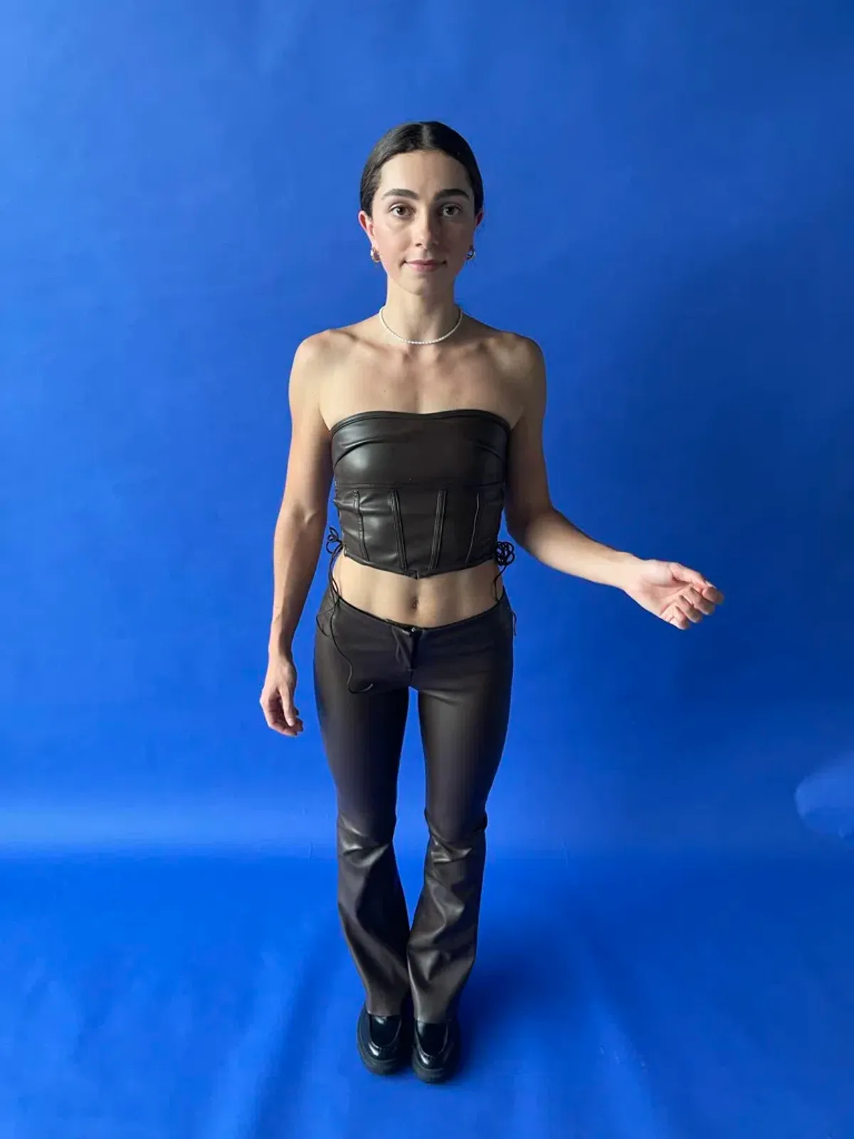 I.AM.GIA Vena Top & Estyn Pants Set Brown Size 6 - Image 4