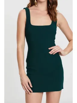 Bec & Bridge Margaux Mini Dress Forest Size AU 6 for rent on The Volte - image 3