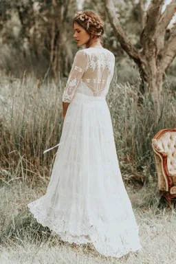 Spell Canyon Moon Mesh Duster White Size S for rent on The Volte - image 5