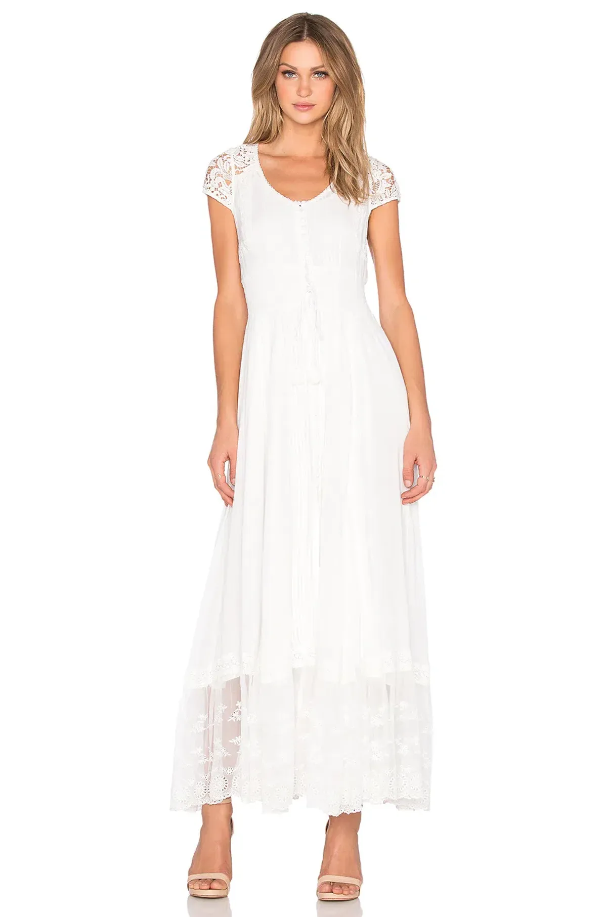 Spell Wild Belle Gown White Size S - Image 1