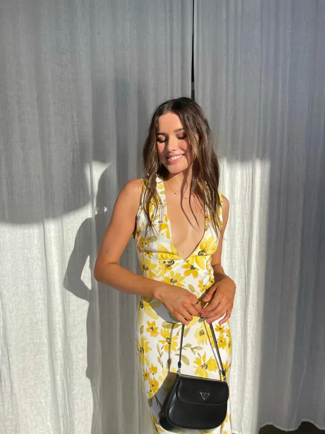 Bec & Bridge Daphne Midi Dress Print Size 6 for rent on The Volte - main image