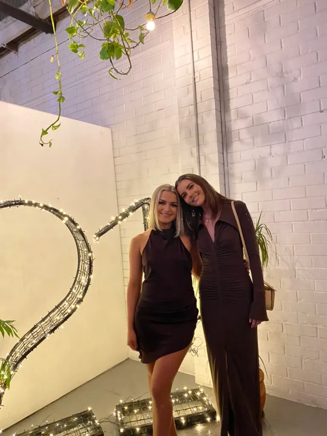 Bec & Bridge Sylvia Maxi Dress Brown Size 6 for rent on The Volte - main image