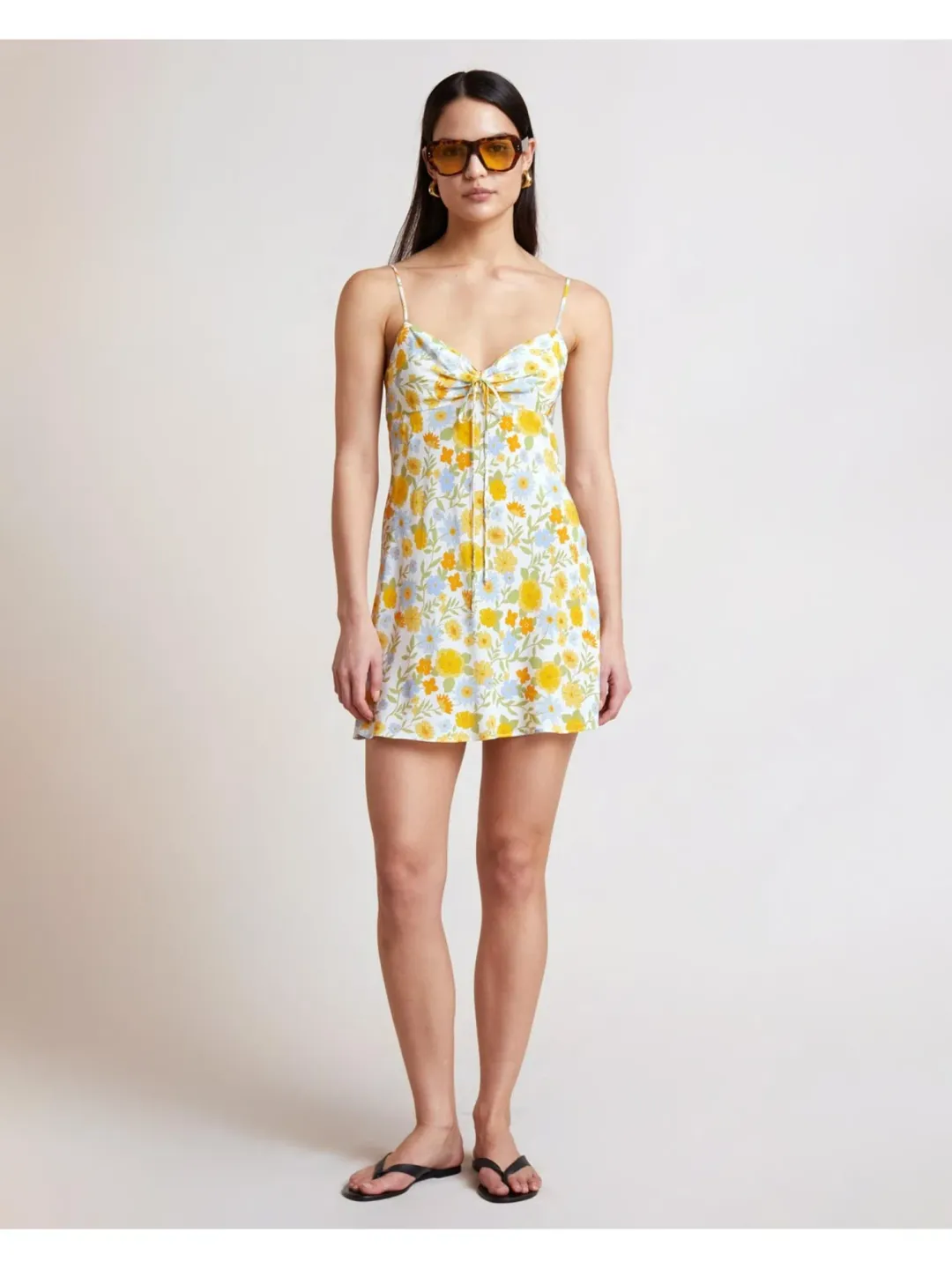 Bec & Bridge Cali Sun Mini Dress Print Size AU 6 for rent on The Volte - main image