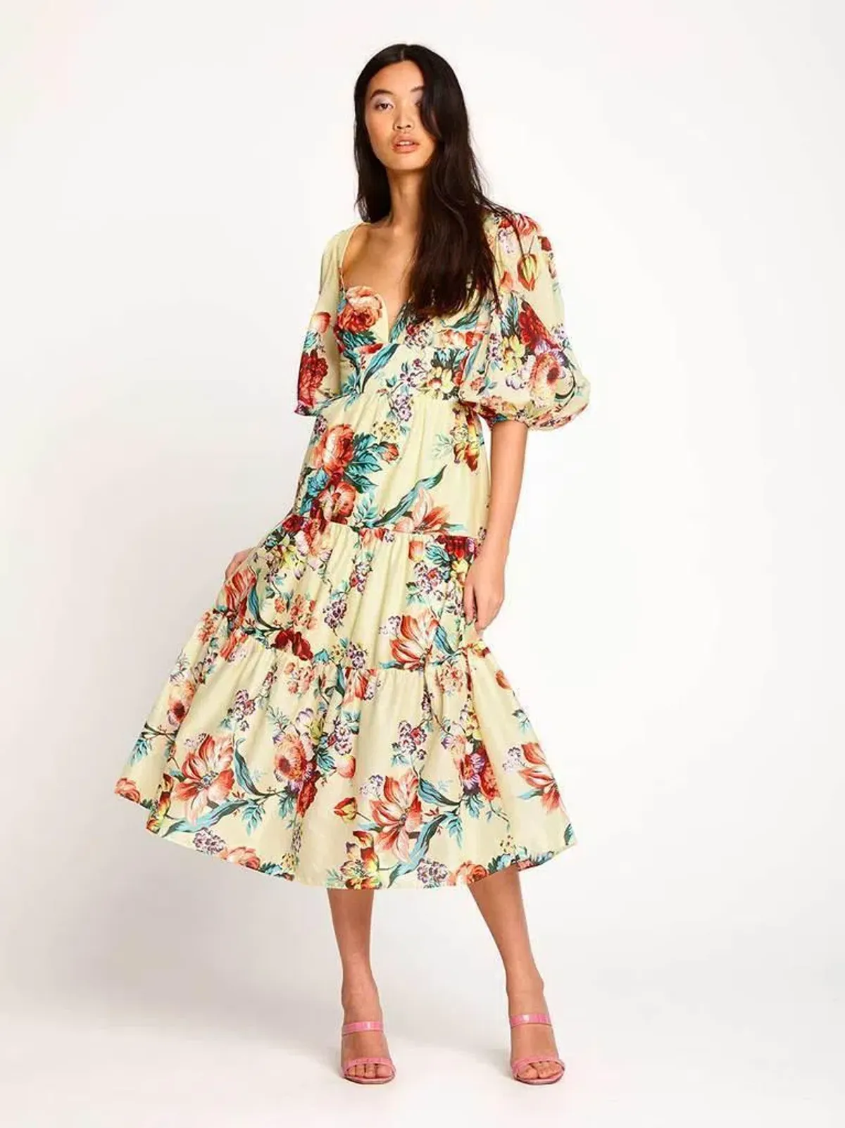 Alice McCall Baby Dee Midi Dress Print Size 12 for rent on The Volte - main image