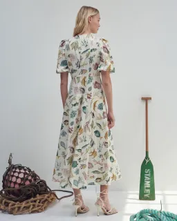 Alemais Wanda Midi Dress Print Size 12 for rent on The Volte - image 4