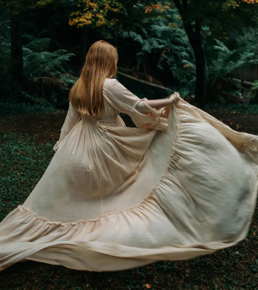 We Are Reclamation Dreams Like These Gown Beige - One Size Fits Most (Aus 6-18) for rent on The Volte - main image