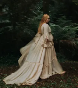 We Are Reclamation Dreams Like These Gown Beige - One Size Fits Most (Aus 6-18) for rent on The Volte - image 7