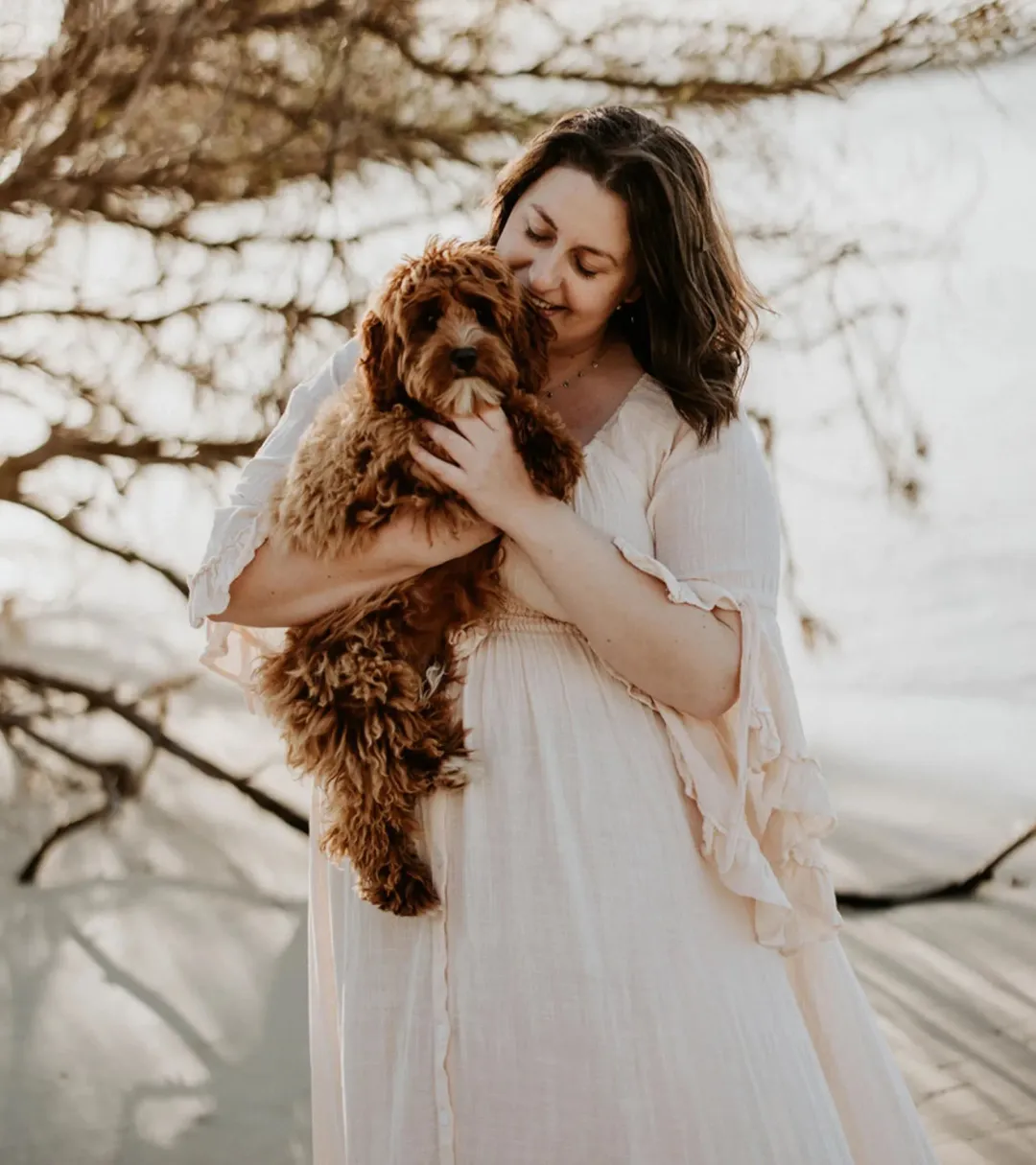 We Are Reclamation Dreams Like These Gown Beige - One Size Fits Most (Aus 6-18) for rent on The Volte - main image