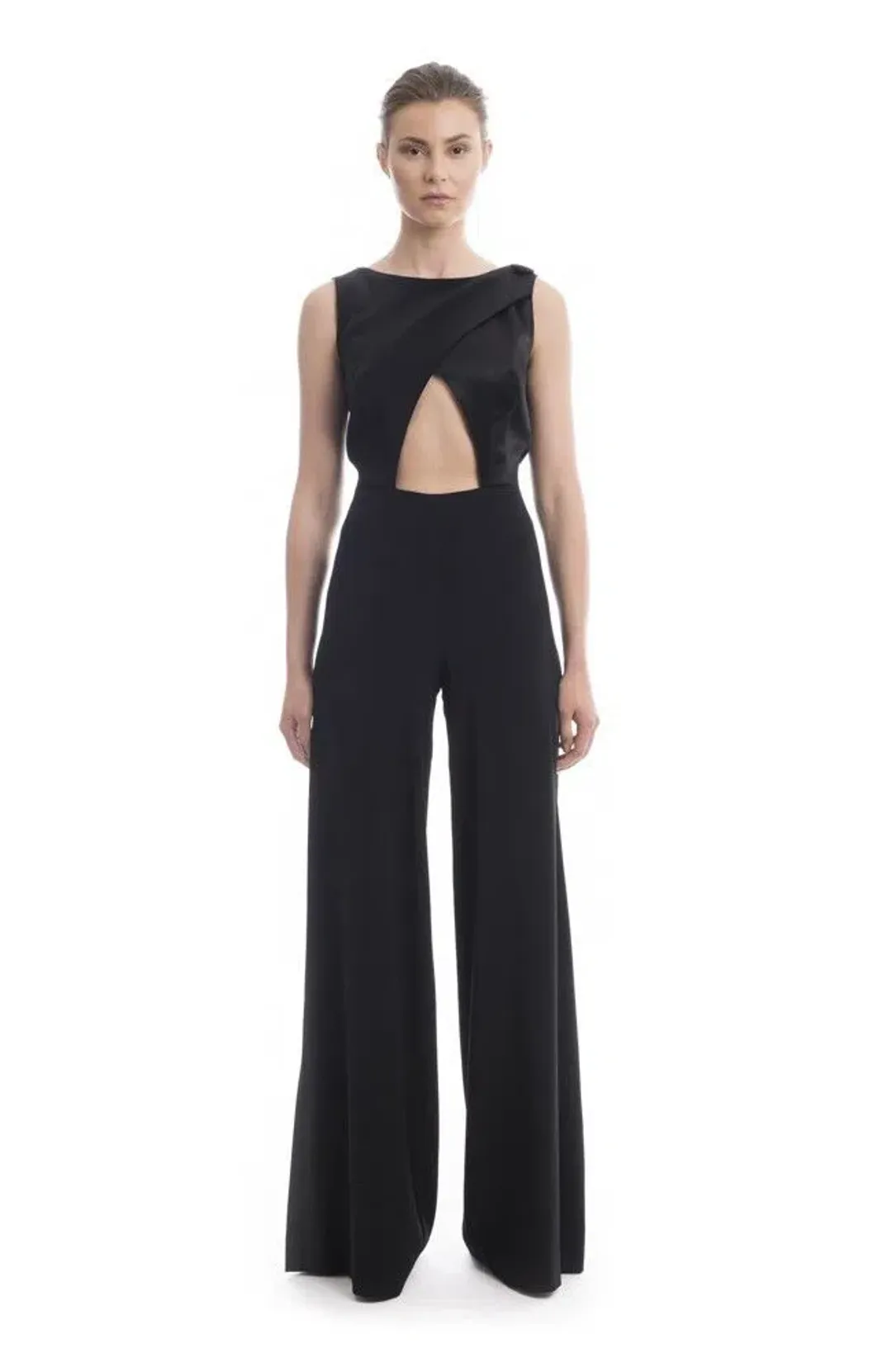 Lillian Khallouf Black Jumpsuit Size 8 for rent on The Volte - main image