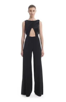 Lillian Khallouf Black Jumpsuit Size 8 for rent on The Volte - image 1