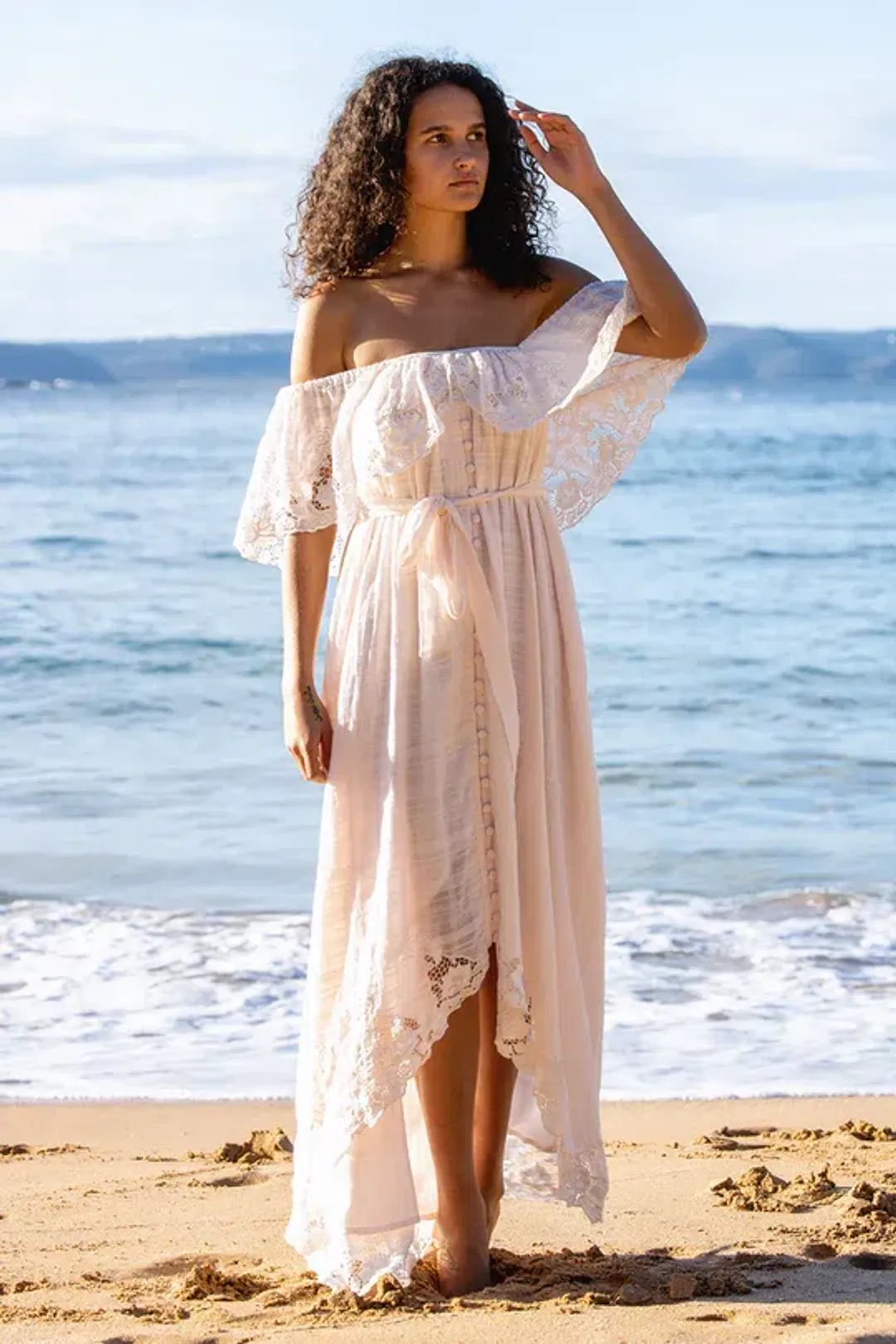 Fillyboo Wonder Years Dress White Size L for rent on The Volte - main image