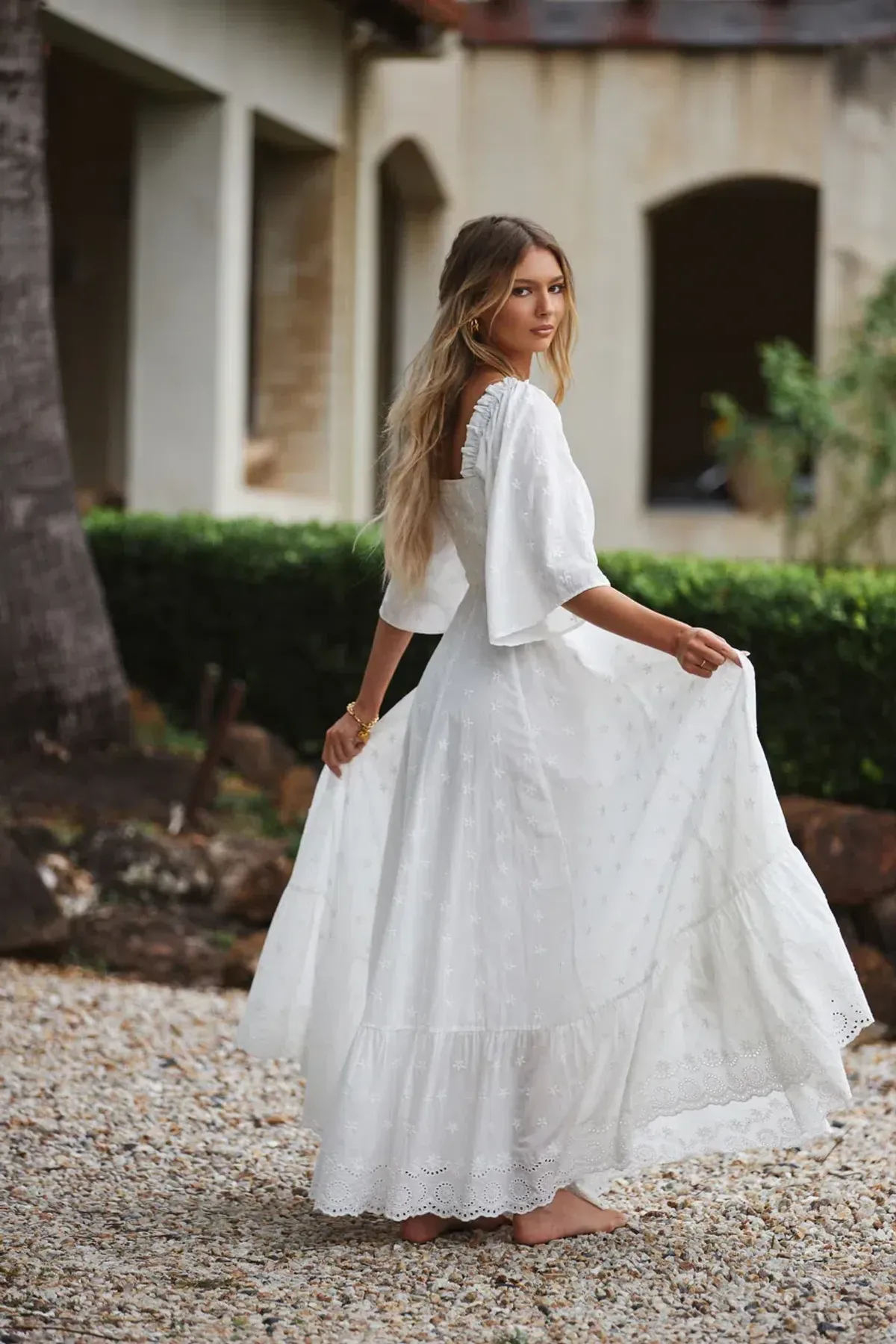 Coven & Co Starlight Gown White Size L - Image 5