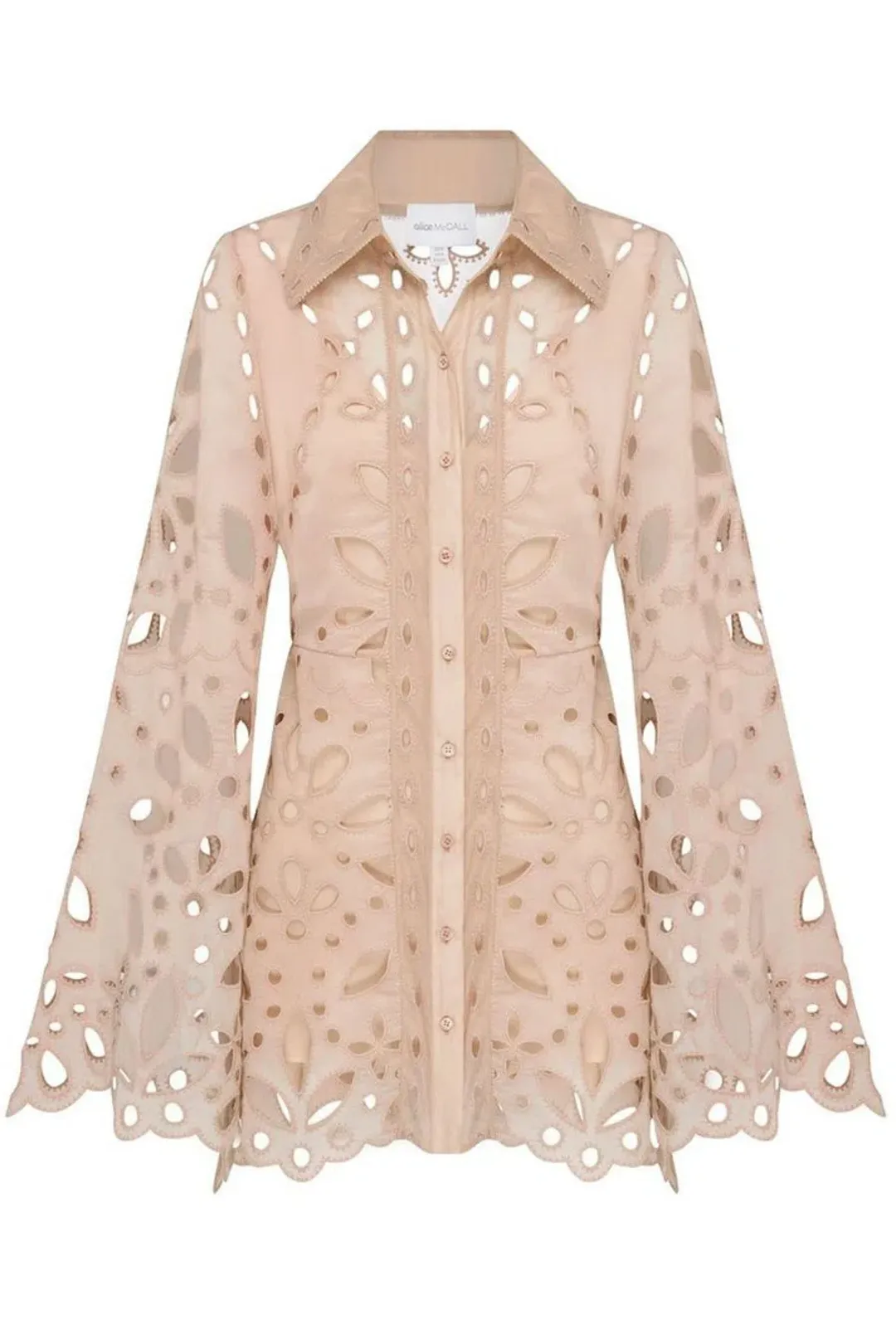 Alice McCall Baudelaire Mini Dress Blush Size 10 for rent on The Volte - main image