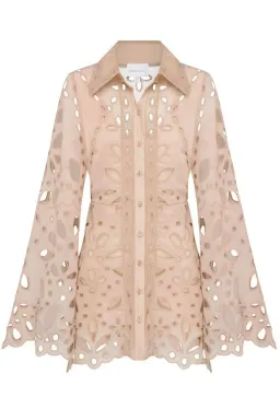 Alice McCall Baudelaire Mini Dress Blush Size 10 for rent on The Volte - image 3