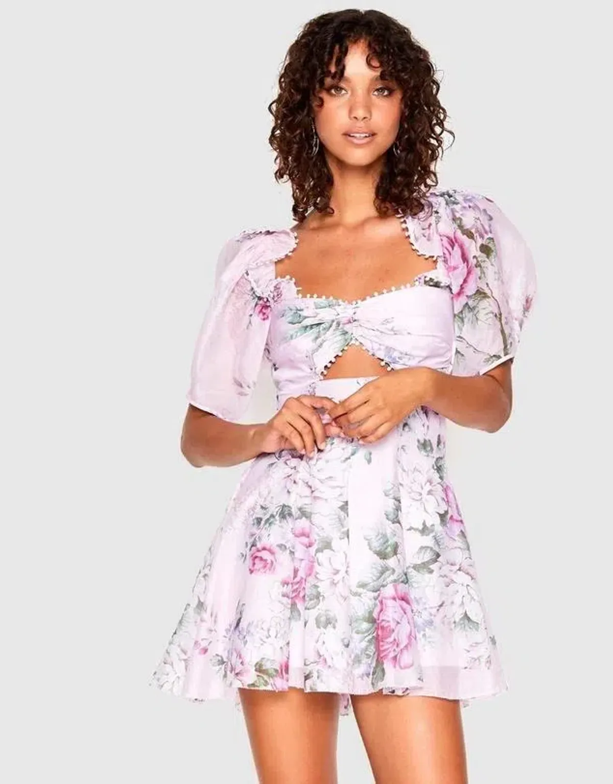 Alice McCall Peony Mini Dress Floral Size 10 - Image 4