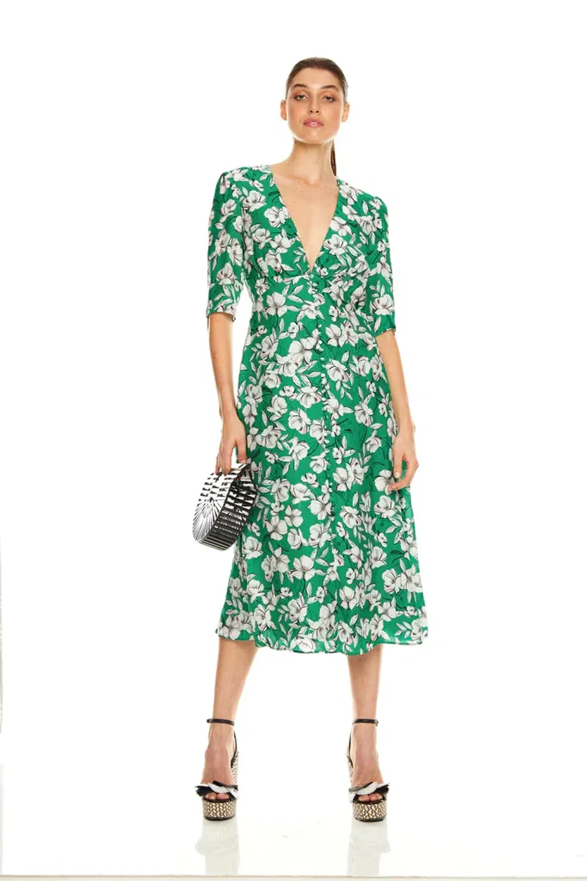 Talulah That Forever Feeling Dress Print Size 6 - Image 1