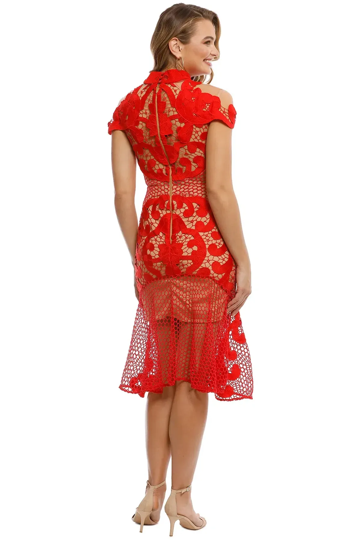 Thurley Rose Ceremony Dress Red Size 14 - Image 3