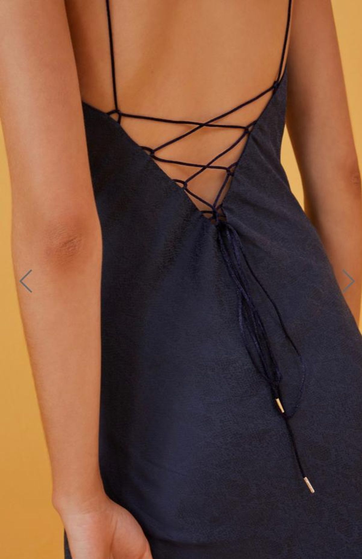 Finders Keepers Eve Midi Dress Navy Size XXS / AU 4 - Image 3