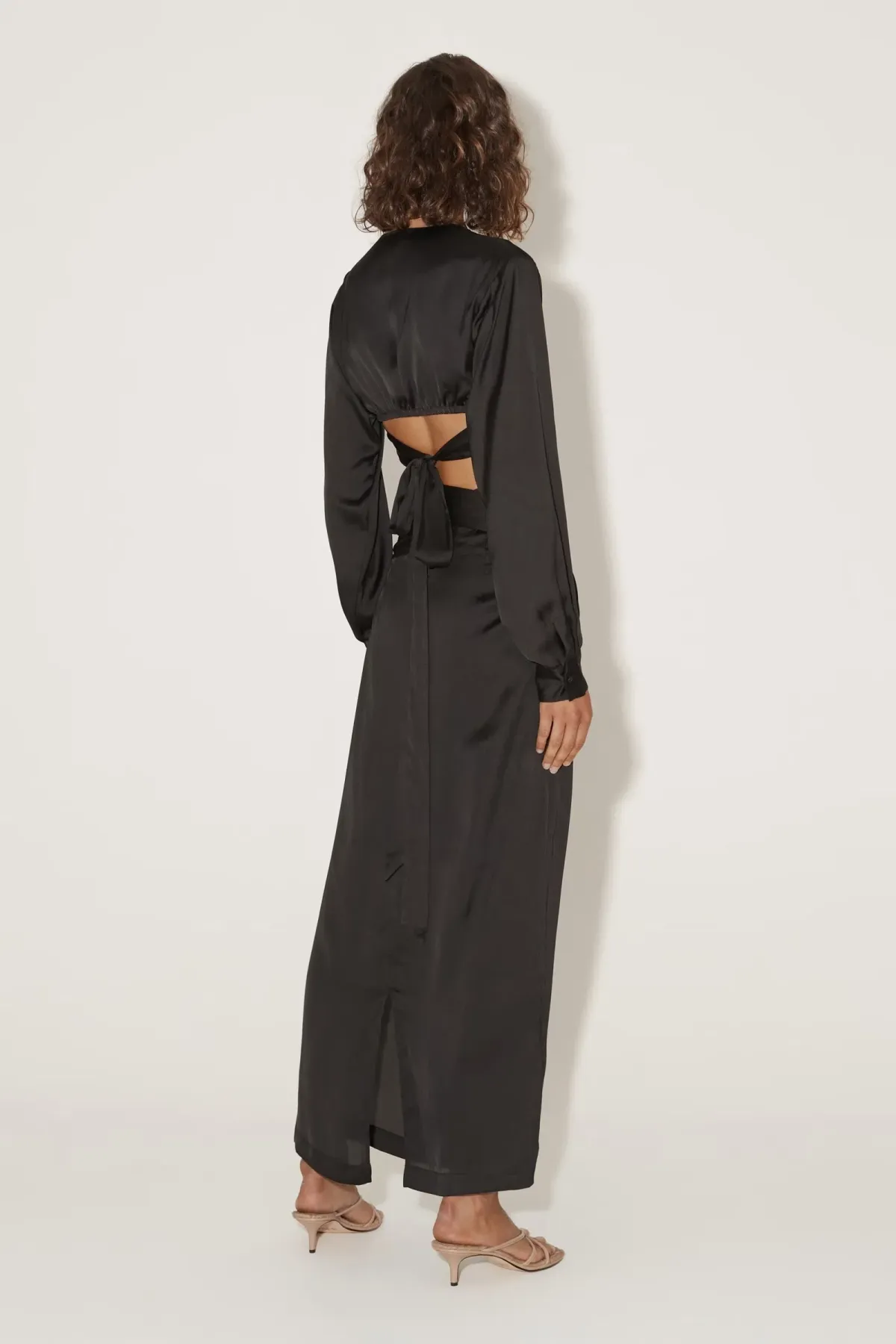 Hansen & Gretel Sofia Shirt and Shimma Skirt Set Black Size 8 - Image 4