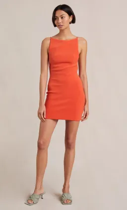 BEC + BRIDGE Elroy Mini Dress ORANGE Size AU 6 for rent on The Volte - image 1