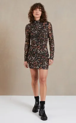 BEC + BRIDGE Midnight Fauna Mini Dress PRINT Size AU 6 for rent on The Volte - image 1