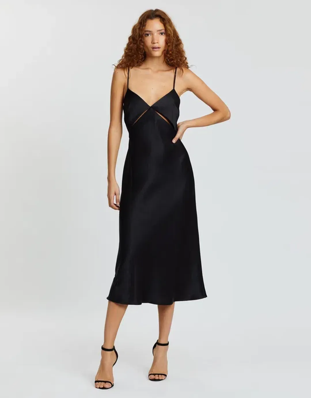 Bec & Bridge Mila Midi Dress Black Size 10 for rent on The Volte - main image