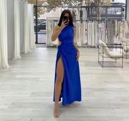 Sonya Moda Nour Maxi Dress Cobalt Blue Size 12 for rent on The Volte - image 3