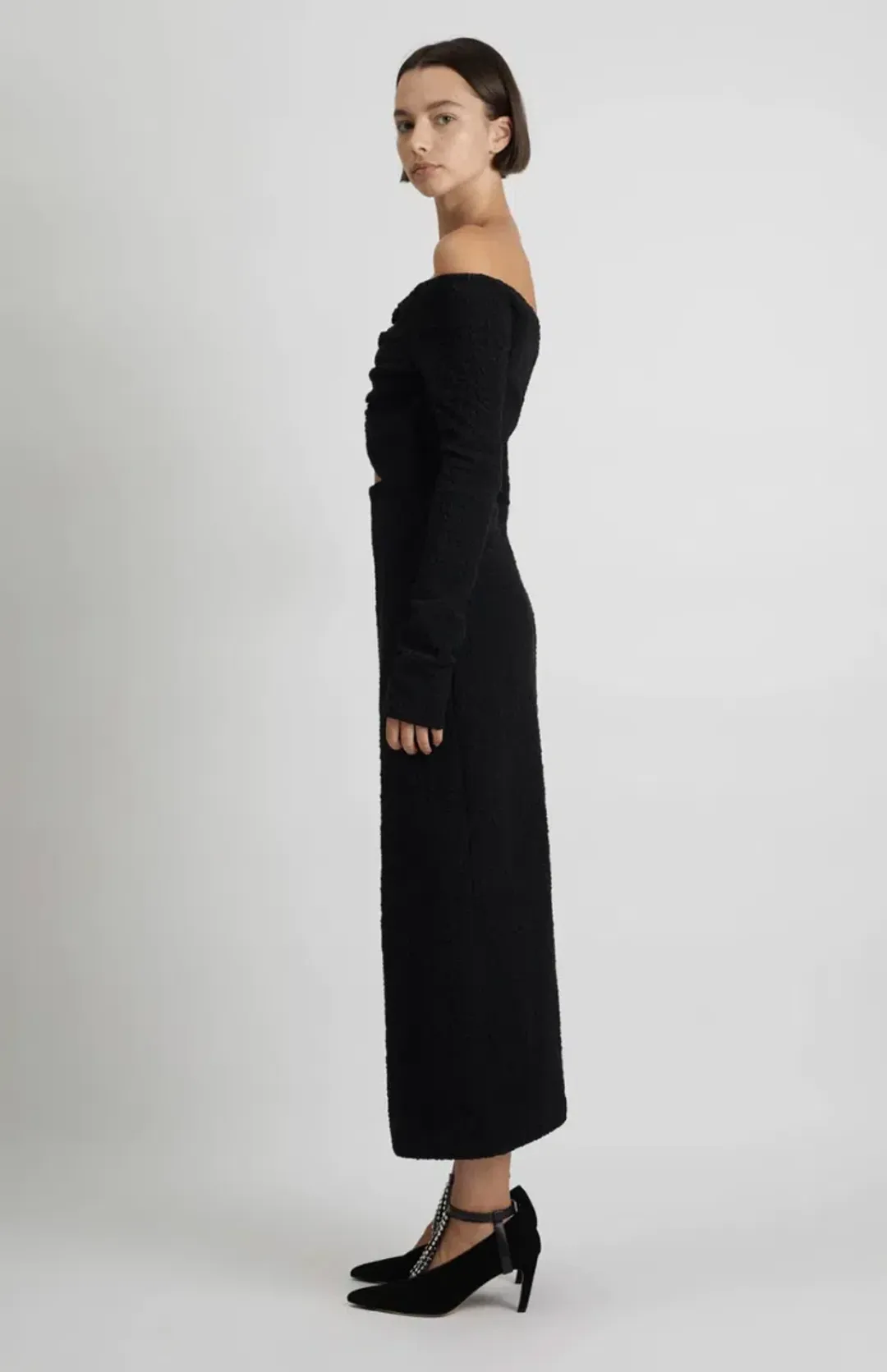 Camilla and Marc Minerva Dress Black Size 8 for rent on The Volte - main image