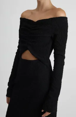 Camilla and Marc Minerva Dress Black Size 8 for rent on The Volte - image 2