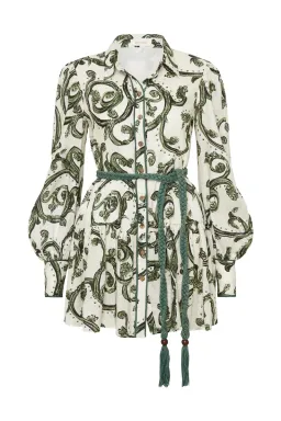 Kate Ford Zelie Short Shirt Dress Print Size 8 for rent on The Volte - image 6