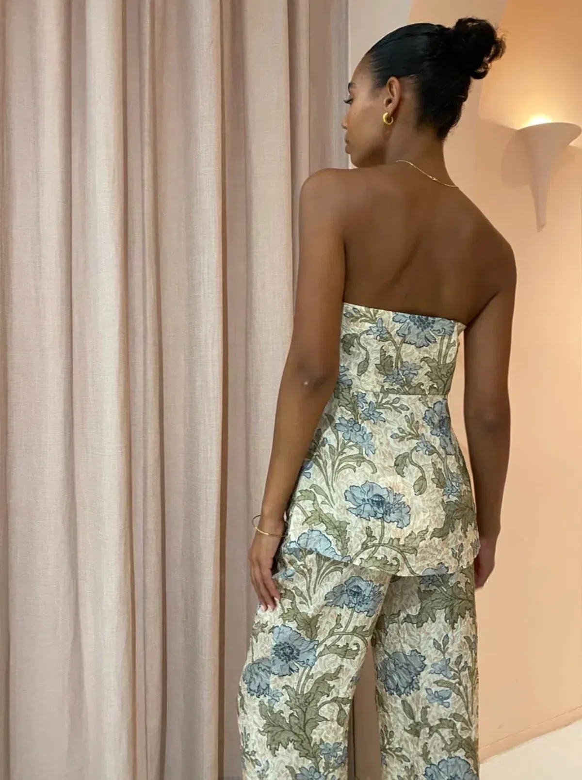 Sir the Label Maev Bustier and Pant Set Florence Print Size 1 / AU 8 - Image 3