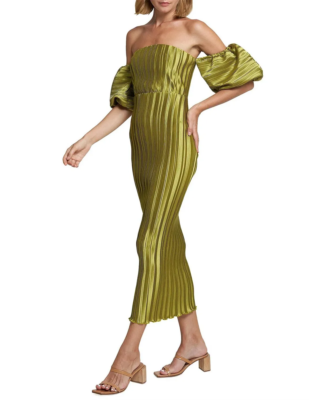 L’Idee Sirene Gown Green Size 12 for rent on The Volte - main image