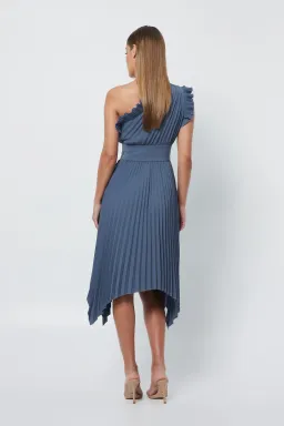 Mossman The Lady Like Midi Dress Blue Size 6 for rent on The Volte - image 2