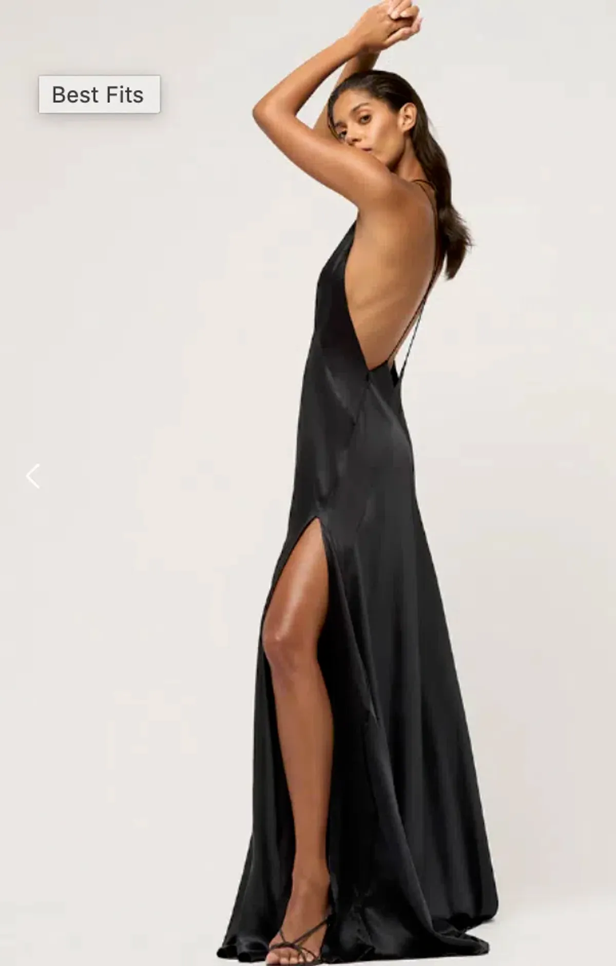 Michael Lo Sordo Bond 007 Paloma Maxi Dress Black Size 6 - Image 1