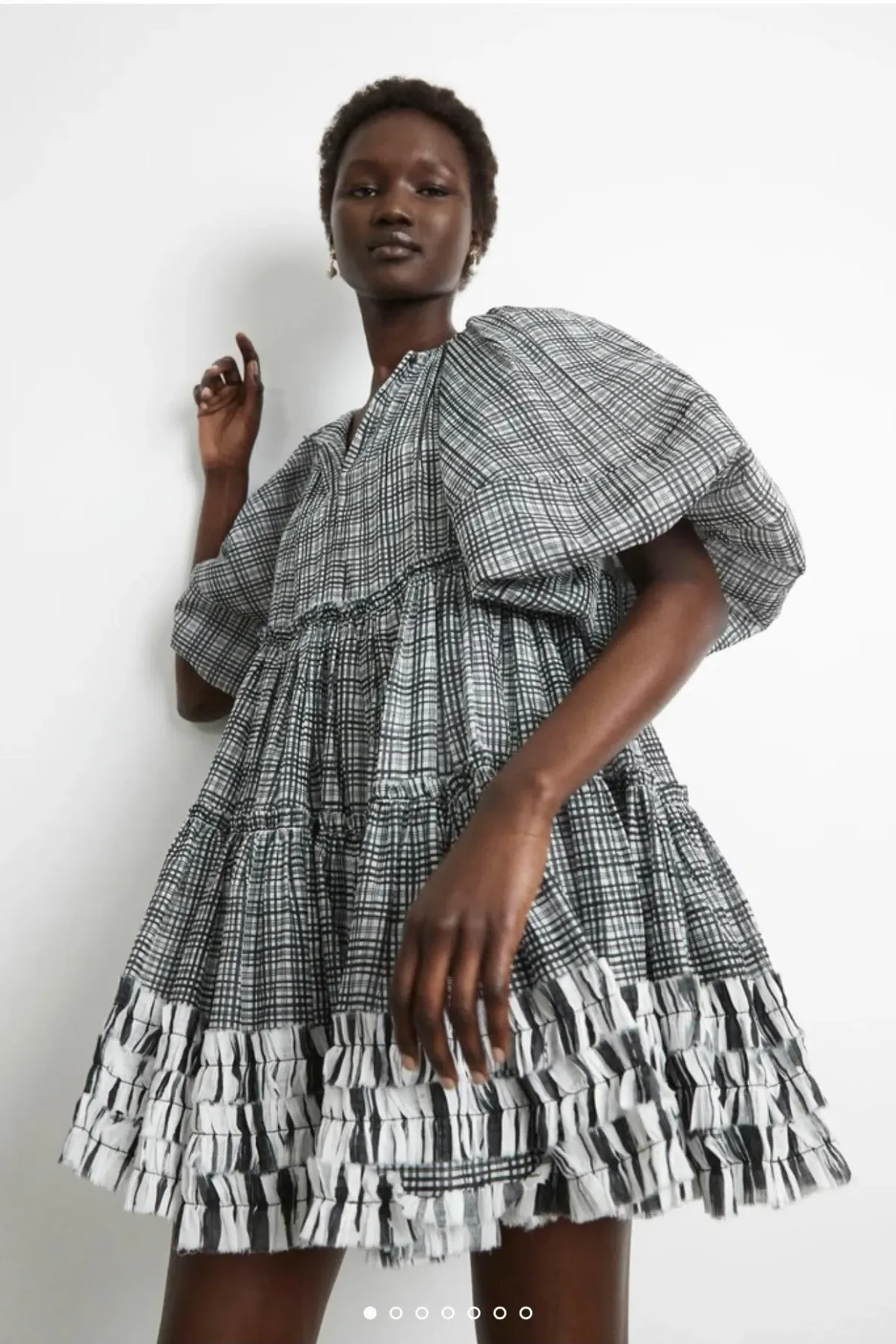 Aje Memento Mini Dress Print Size 8 - Image 5