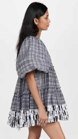 Aje Memento Mini Dress Print Size 8 for rent on The Volte - image 4