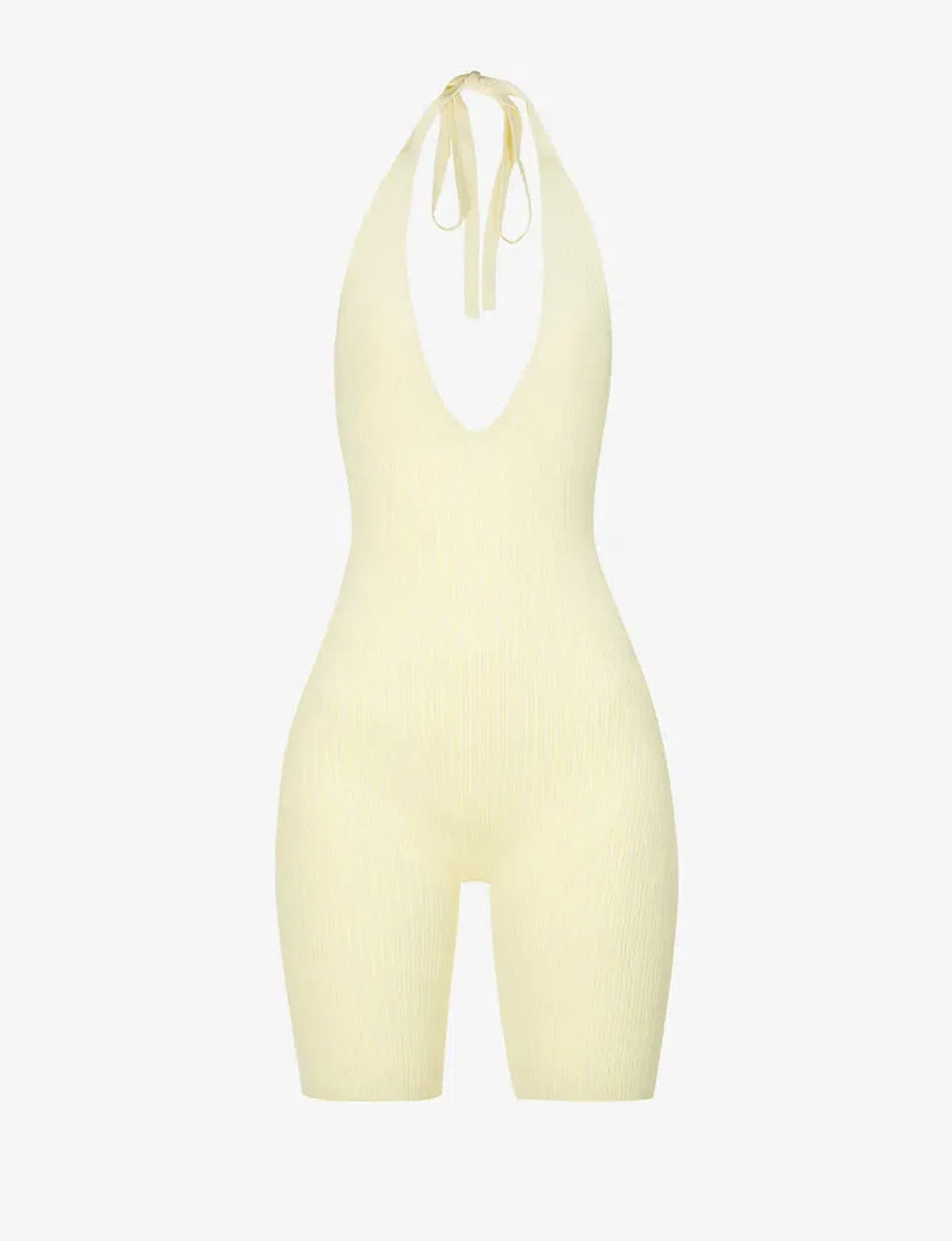 Sir The Label Kelvin Halter Jumpsuit in Lemon Yellow Size 2 / AU 10 - Image 4