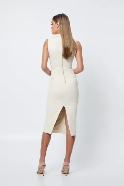 Mossman The Edge of Glory Midi Dress White Size 8 for rent on The Volte - image 3