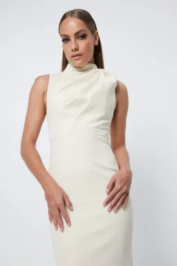 Mossman The Edge of Glory Midi Dress White Size 8 for rent on The Volte - image 2