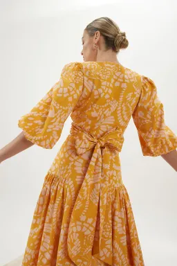 Mon Renn Monarch Midi Dress Print Size 10 for rent on The Volte - image 2