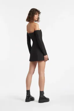 Sir the Label Alberta Sleeve Mini Dress Black Size 8 for rent on The Volte - image 3