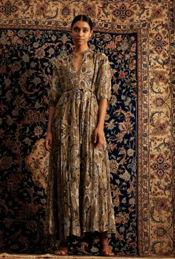 Hannah Artwear Oceanus Maxi Dress in Shaila Print Size 12 for rent on The Volte - image 5