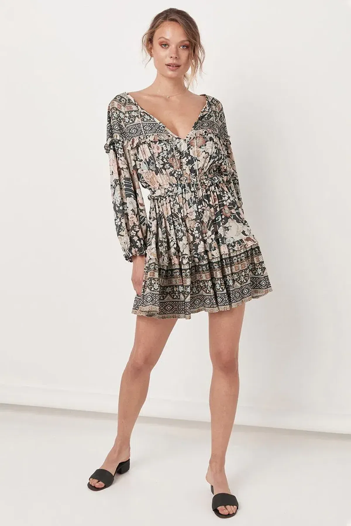 Spell Amethyst Play Dress Nightfall Print Size XS - Image 1