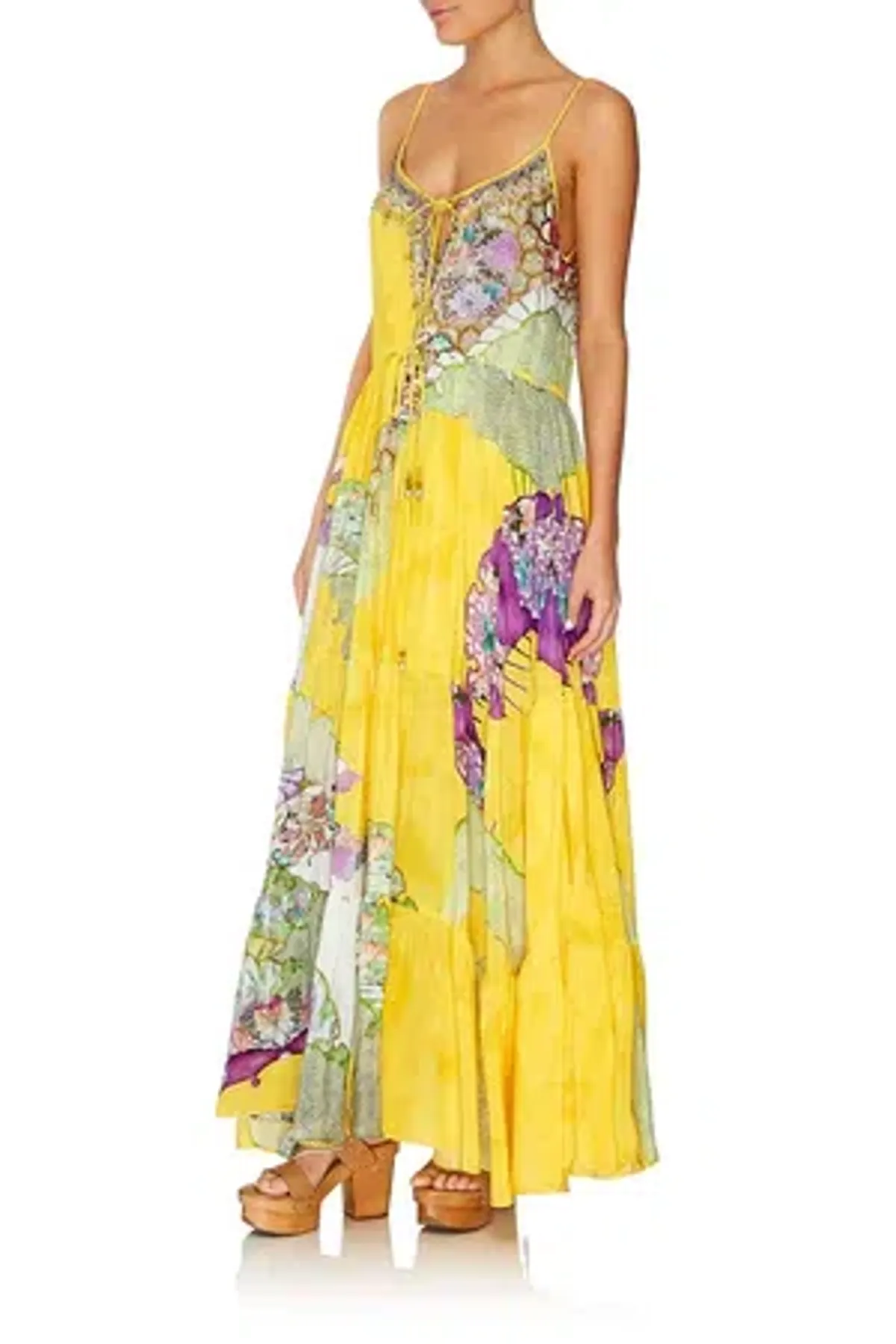 Camilla Golden Years Dress With Front Tie Detail Print Size (M) - Image 3