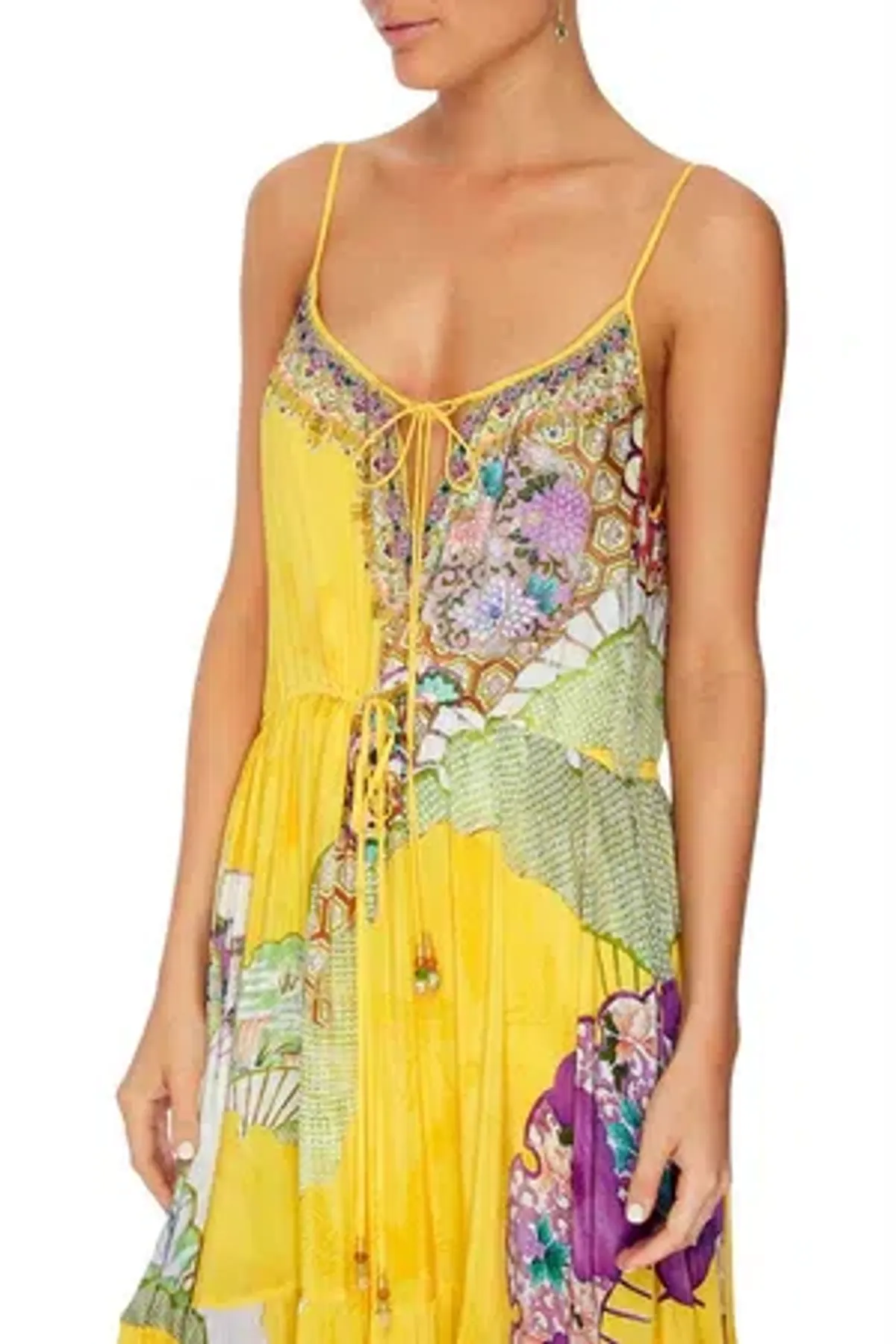 Camilla Golden Years Dress With Front Tie Detail Print Size (M) - Image 6