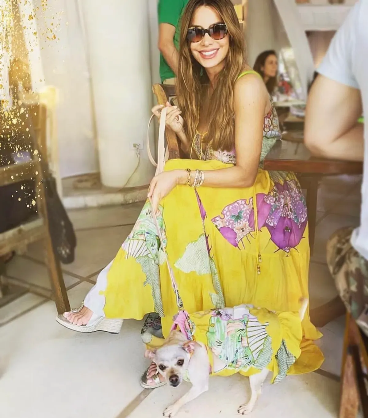 Camilla Golden Years Dress With Front Tie Detail Print Size (M) - Image 8