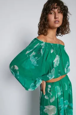 Scanlan Theodore GGT Floral Set Kelly Green Size M for rent on The Volte - image 2