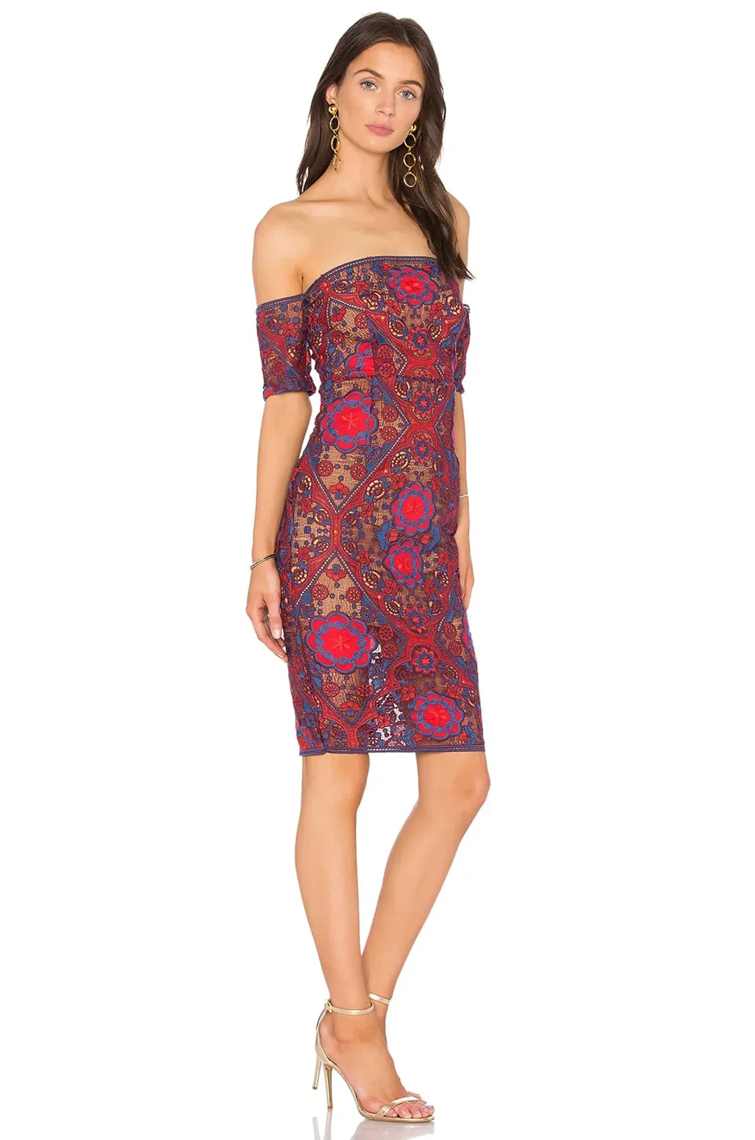 Winona Casablanca Off The Shoulder Dress Mixed Size 6 for rent on The Volte - main image